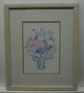 Art hand Auction 아티스트: Saran Harley 제목: Flowers (SERIES1246) (H1-R4-6-23-28.0), 삽화, 그림, 다른 사람