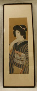 Art hand Auction Artiste : Inconnu Titre : Portrait d'une belle femme Technique : Peinture japonaise (manuscrite)(138)(A1-HIO-R4-6-22-38.5), Peinture, Peinture japonaise, personne, Bodhisattva