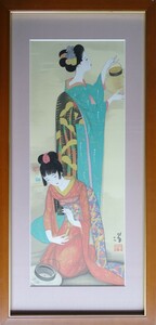 Art hand Auction 아티스트: 다케히사 유메지 제목: 칠석 기술: 한정판(109/250)(GT108)HIO-2-R4-5-21, 그림, 일본화, 사람, 보살