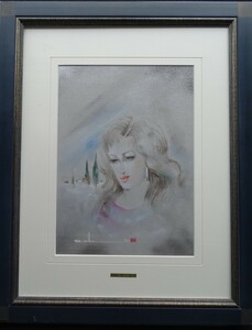 Art hand Auction Artista: Mikio Sakai Asunto: Personas Técnica: Litografía (con autógrafo)(GT135 )HIO-1-R4-5-22, Obra de arte, Huellas dactilares, Litografía, Litografía