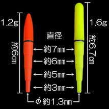 デンケミLED【ウキトップ】4個（電池つき） (#18h)_画像3