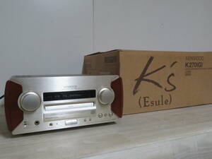  прекрасный товар! KENWOOD Kenwood CD панель аудио система K270 изначальный с коробкой хранение в помещении товар не курение окружающая среда. дополнение изображение есть 