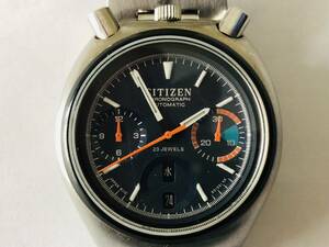 CITIZEN/ Citizen / Challenge timer /4-901177Y/GN-4-S/67-9011/ day date / day / English inscription / self-winding watch /tsuno Chrono / chronograph / wristwatch / operation goods 