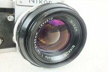☆ Nikon ニコン F アイレベル フィルム一眼レフ 1.4 50mm 中古 現状品 240507M4196_画像2