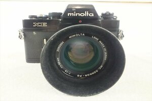 ☆ MINOLTA ミノルタ XE フィルム一眼レフ ROKKOR-PG 1:1.4 50mm 中古 240507Y3125