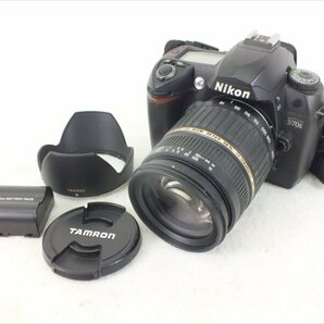 ♪ Nikon ニコン D70s デジタル一眼レフ XR DiII 18-200mm 1:3.5-6.3 中古 現状品 240411E3643の画像1