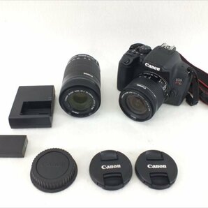 ♪ Canon キャノン EOS KissX10i デジタル一眼レフ EF-S 18-55mm 55-250mm 中古 現状品 240511E3120の画像1