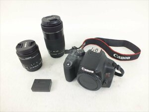 ♪ Canon キャノン EOS kiss X10i ズームキット デジタル一眼 EF-S 18-55mm 1:4-5.6 EF-S 55-250mm 1:4-5.6 中古 現状品 240511Y7161