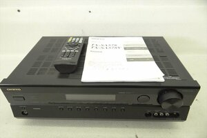 V ONKYO Onkyo TX-SA578 AV amplifier sound out verification settled used present condition goods 240405A1049