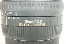 ★ SIGMA シグマ 15mm 1:2.8 EX DG レンズ Canonマウント 現状品 中古 240401Y8458_画像9