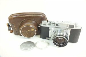 ◇ MINOLTA ミノルタ Minolta-35 MODEL-F レンジファインダー NIKKOR H C 1:2 5cm 中古 240408T3369