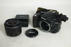 ★ Nikon ニコン D3300 デジタル一眼レフ AF-S DX NIKKOR 18-55mm 1:3.5-5.6G VRII 中古 現状品 240501C4203