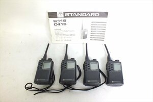 ◇ STANDARD スタンダード C415 トランシーバー 中古 現状品 240508T3105