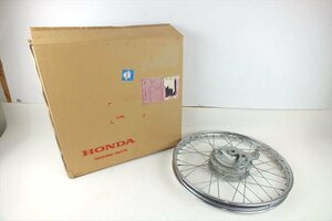 ☆ HONDA ホンダ スーパーカブ50 カスタム フロント バイクホイール 中古 現状品 240407M4545