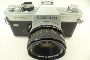 ▼ Canon キャノン FTb フィルム一眼レフ FD 50mm 1:1.8 中古 現状品 240405K2244