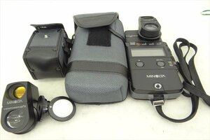 ▼ MINOLTA ミノルタ FLASH METER IV 露出計 中古 現状品 240407R6235