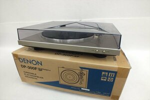 * DENON Denon DP-300F turntable used present condition goods 240509M5240