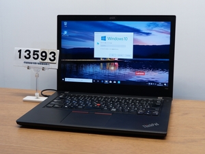 #13593 即決 lenovo ThinkPad T480 ◆ FHD / Core i5 / Win10