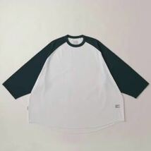 S.F.C Stripes For Creative　S.F.C RAGLAN BASEBALL TEE ストライプスフォークリエイティブ　エスエフシー　ラグラン　SIZE L グリーン_画像1