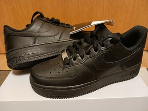 WMNS AIR FORCE 1 us5/22cm 新品箱黒タグ付　フォース　黒