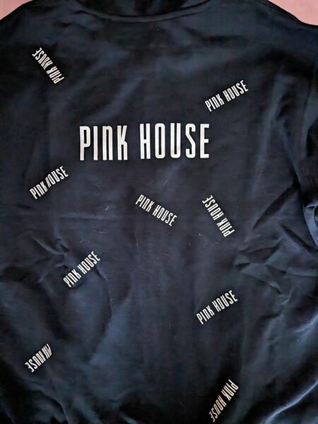 【タグあり】PINK HOUSE ピンクハウス ロゴ入り長袖パーカー