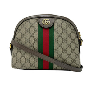 グッチ GUCCI ショルダーバッグ オフィディア GGスプリームキャンバス ブラウン z0792