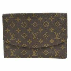 ルイ ヴィトン LOUIS VUITTON クラッチバッグ モノグラム ポシェットラバ23 モノグラムキャンバス ブラウン e58624f