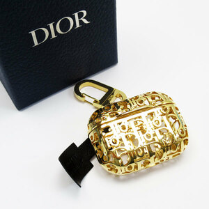 クリスチャンディオール Christian Dior AirPods Proケース オブリーク メタル ゴールド t19294j