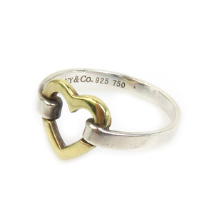 ティファニー TIFFANY&Co. リング・指輪 シルバー925/K18 シルバー×ゴールド 55671f