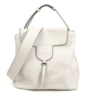  Tod's TOD*S handbag shoulder bag Joy leather light gray h30309g