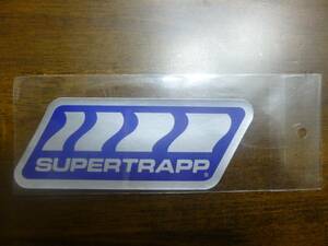 新品 SUPERTRAPPスーパートラップステッカー125×46mm \500円即決