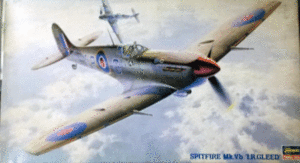ハセガワ/1/48/イギリス空軍スーパーマリン・スピットファイアMk.Vb 戦闘機I.R.グリード/未組立品