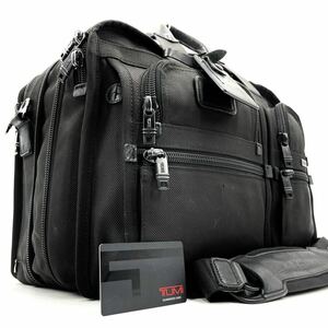 1円《 正規品・美品 》TUMI トゥミ ビジネスバッグ ブリーフケース2way バリスティックナイロン レザー メンズ 黒 大容量 オーガナイザー