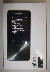 SONY WALKMAN NW-S315 16GB 黒