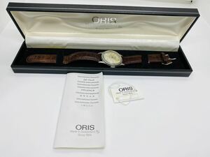 ORIS オリス デイト 裏スケ ラウンド 7400B 自動巻き メンズ 腕時計 ジャンク品