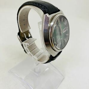 SEIKO セイコー ファイブ アクタス SS デイデイト カットガラス グリーン 6106-8690 自動巻き メンズ 腕時計 ジャンク品の画像3