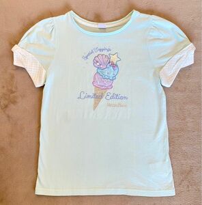 【美品】ピアノジュニア アイスクリーム 半袖Tシャツ　150 cm Tシャツ 半袖 女の子 カットソー mezzo piano