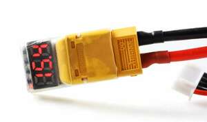 お試し限定特価◆バッテリーディスチャージャーLED表示灯付き（XT60コネクター付きバッテリー放電器)　2セル～6セルまで使用可 NH2259