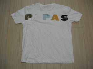 30周年記念！パパスのパッチワークTシャツ　表記５２（LL)