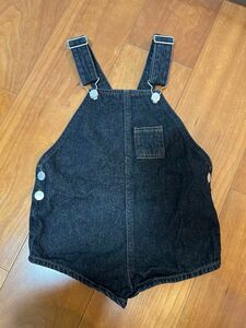 jejeunosity overall black denim S オーバーオール サロペット