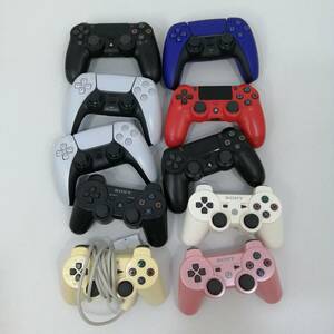 1円～ジャンク未検品＃プレイステーション コントローラーまとめ DualSense/DUALSHOCK 4/DUALSHOCK 3/PS2 コントローラー キズ汚れあり