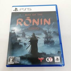 中古＃PS5ソフト Rise of the Ronin Z version ケース、キズあり