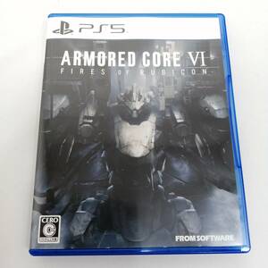 中古＃ARMORED CORE VI FIRES OF RUBICON PS5 ケース、キズ汚れあり