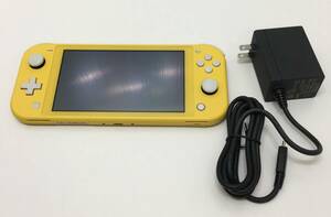 :中古 [箱無し]　Nintendo Switch Lite イエロー　動作確認/初期化済 キズ 使用感あり　ニンテンドースイッチライト