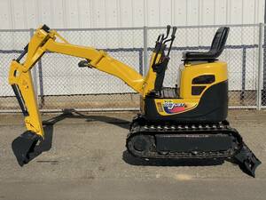 【V-0090】Yanmar J09 JUST microMiniショベル Mini油圧ショベル Excavator バックホー 1tクラス 小旋回 倍速 ボーダレス可変脚 全塗装済