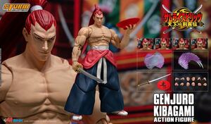 新品未開封 Storm Collectibles サムライスピリッツ 牙神幻十郎　SAMURAI SHODOWN　GENJURO KIBAGAMI (検バンダイ メディコス 超像革命)