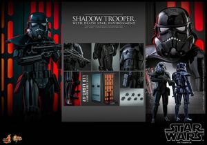 新品未開封 ホットトイズ MMS737 Hottoys スター・ウォー シャドウ・トルーパー Shadow Storm trooper with death star environment wars