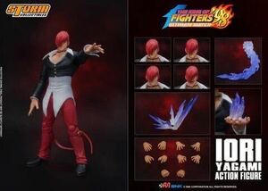 新品未開封 Storm Collectibles キングオブファイターズ Orochi Iori 八神庵 yagami KOF 1/12(検バンダイ メディコム メディコス 超像革命)