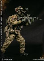 新品未開封 DamToys 78097 RUSSIAN SPETSNAZ MVD SOBR IN KHERSON 1/6 (検 ホットトイズ ミリタリーFLAGSET military 素体 装備 武器)_画像4