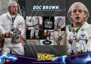 新品未開封 MMS609 ホットトイズ バック・トゥ・ザ・フューチャー エメット・ブラウン博士 1/6 フィギュア Doc Brown back to the future